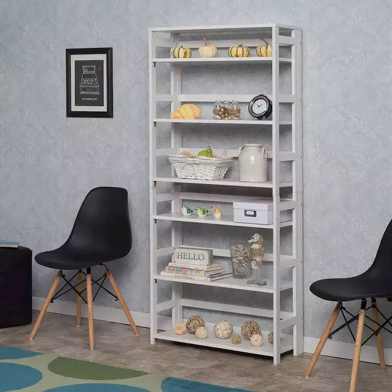Bibliothèque pliante haute Flip Flop 67 - Blanc