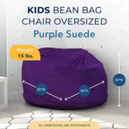 Pouf géant pour enfants, fauteuil de relaxation intérieur confortable