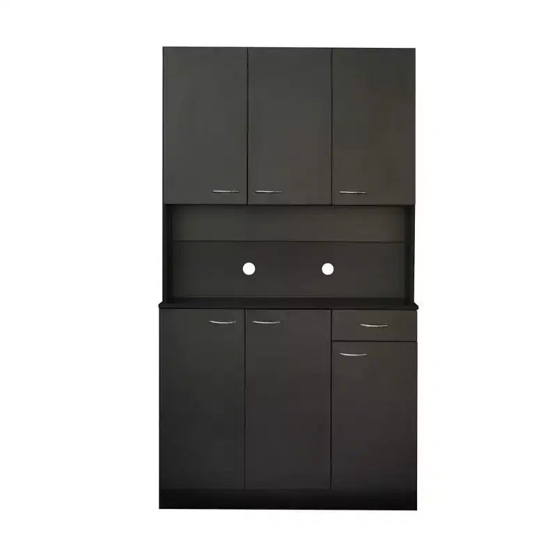 Meuble Colonne, Armoire de Cuisine avec Six Portes et Un Tiroir, Meuble de Rangement pour Cuisine, Salle à Manger, Salon, Chambre à Coucher