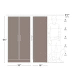 Meuble de rangement Elite 32", gris clair