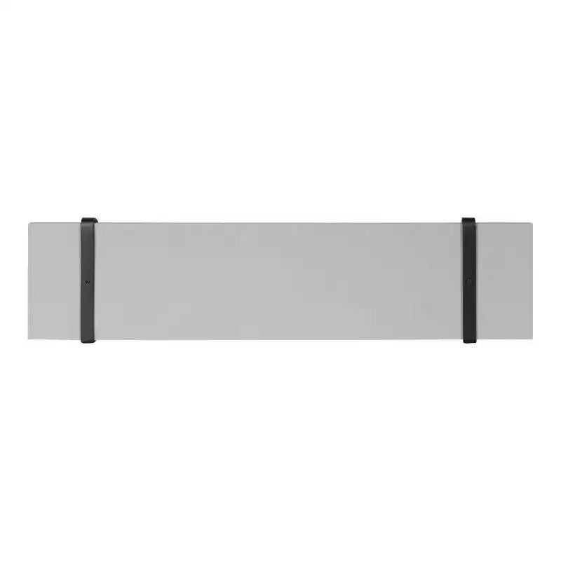 Étagère murale en bois Soloman de 27,5 x 8,2 po avec supports (paquet de 2)