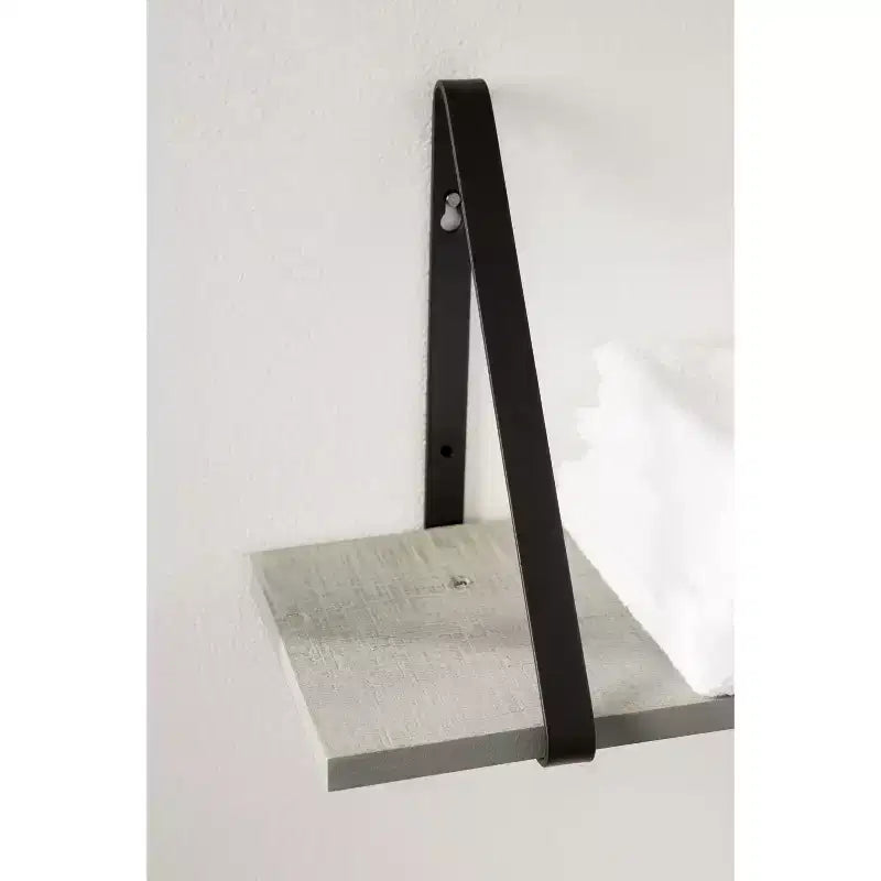 Étagère murale en bois Soloman de 27,5 x 8,2 po avec supports (paquet de 2)