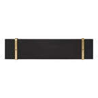 Étagère murale en bois Soloman de 27,5 x 8,2 po avec supports (paquet de 2)