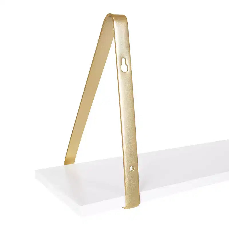 Étagère murale en bois Soloman de 27,5 x 8,2 po avec supports (paquet de 2)