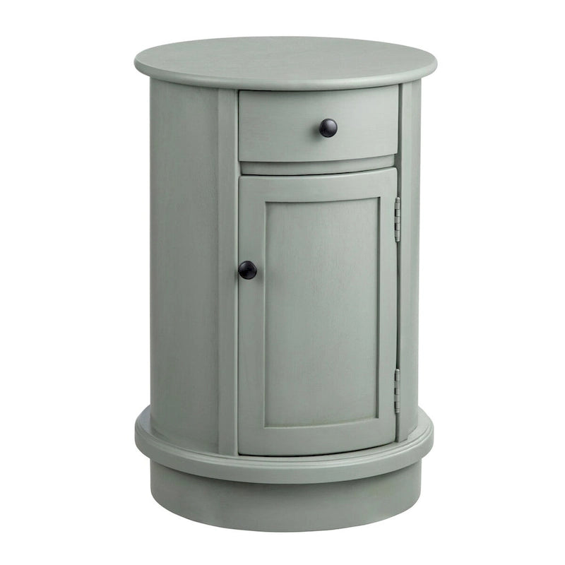 Meuble d'appoint à 2 portes, 26, gris