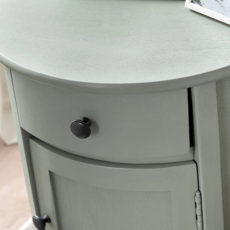 Meuble d'appoint à 2 portes, 26, gris