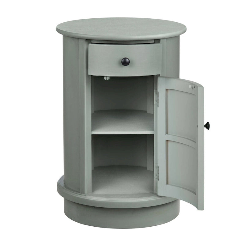 Meuble d'appoint à 2 portes, 26, gris