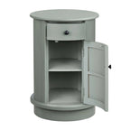 Meuble d'appoint à 2 portes, 26, gris