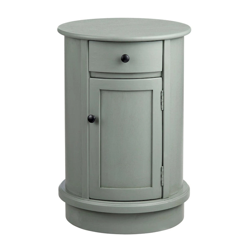 Meuble d'appoint à 2 portes, 26, gris